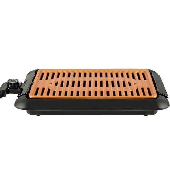 Бездимна електрическа скара 1250W 23 х 36см HB-537 HAUSBERG