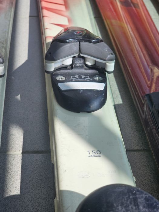 Ски 150см Kazama, 180см Atomic. Щеки и ски обувки Rossignol