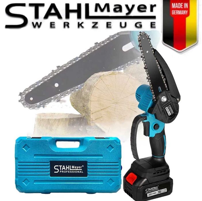 Акумулаторен Трион за Клони STAHLMAYER 36V 8.0AH мини резачка
