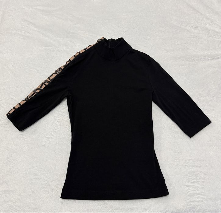 Alessa черна блузка-поло  + подарък