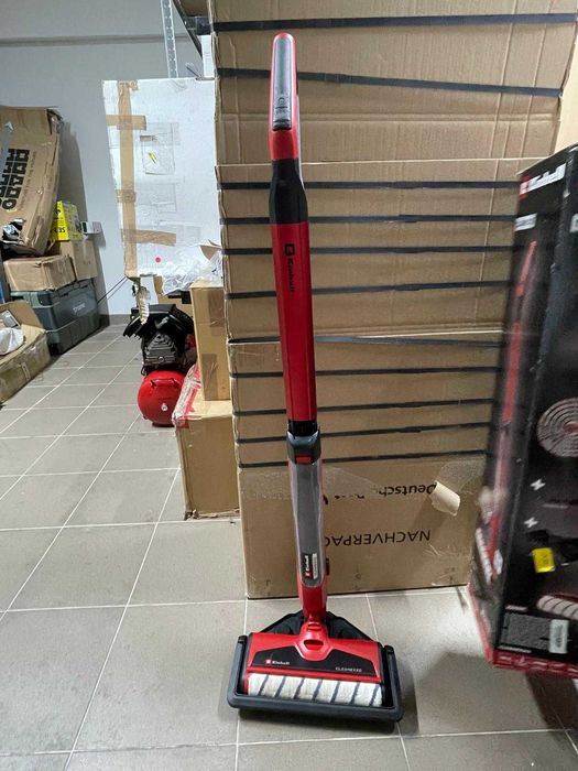 Curatator podele fără fir Einhell Cleanexx Power X-Change pentru pardoseli dure (18 V, rolă de perii de 290 mm, mod Boost, autocurățare, fără baterie)