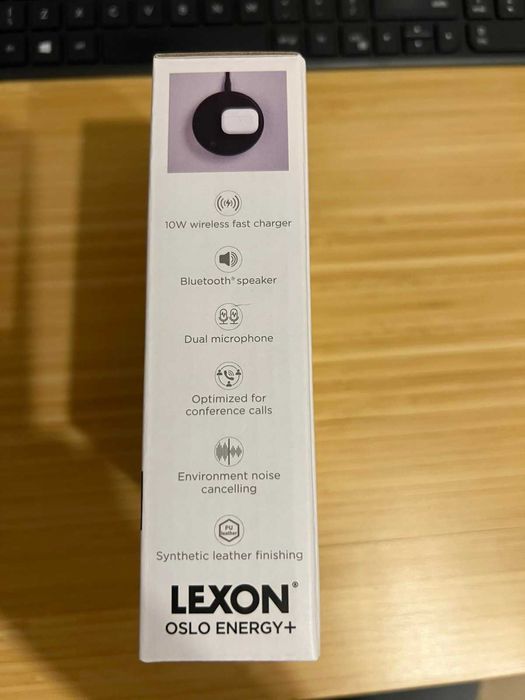 НОВО Безжично зарядно и блутуут колонка 3-в-1 Lexon Oslo Energy+