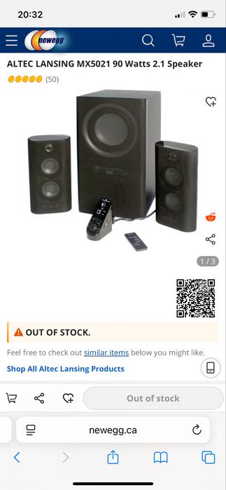 subwoofer pasiv 50w 6.5 inch AltecLansing