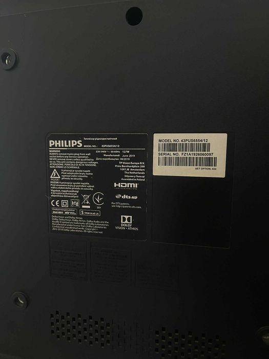 Televizor Smart Philips 4K