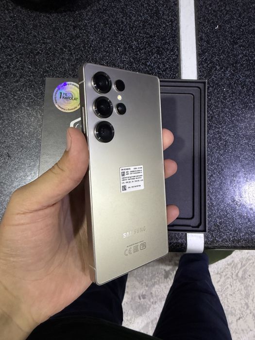 samsung s25 ultra 12.512g holati ideal karopka dak kamplekt oqip tel