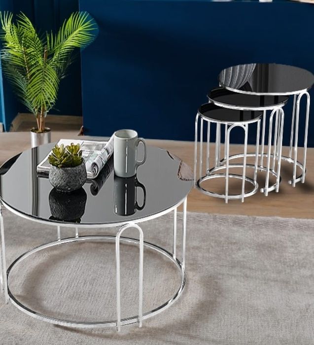 Маса ф70см или комплект от 3  за 99лв