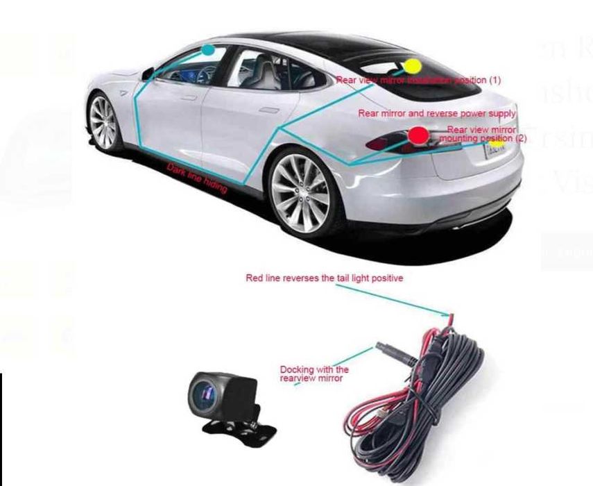 Нов COBRA 9.66inch Видеорегистратор FULL TOUCH SCREEN с 2 камери, HD