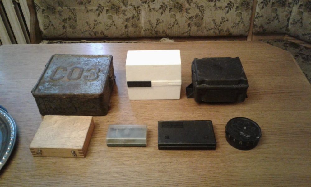 Корпус от распредкоробки, электросчетчик