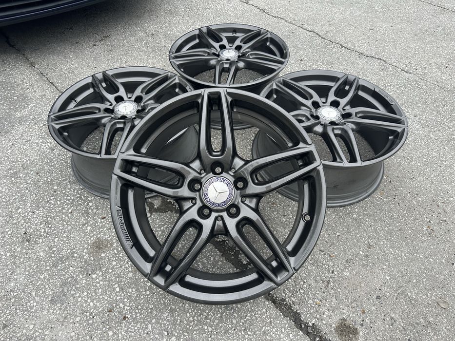 ОРИГИНАЛНИ 18" AMG джанти за Mercedes A/B/CLA/C-класа – ПЕРФЕКТНИ!