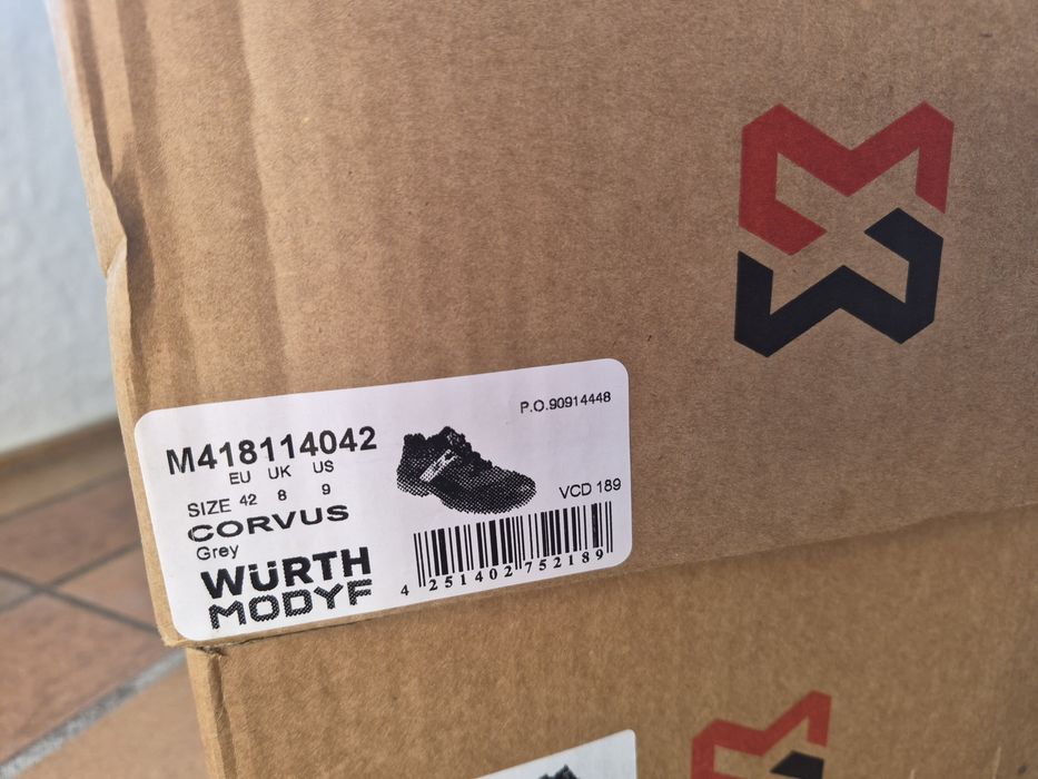 Pantofi protectie Würth Modyf Corvus S3, marimea 42 - Noi in cutie
