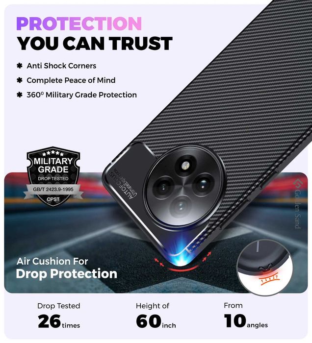 Husa Pemium Antisoc model carbon pentru OnePlus 13R 5G