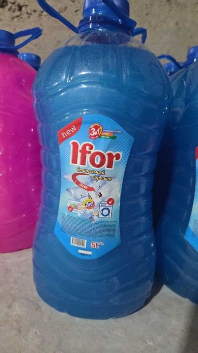 IFOR парашок гел ишлаб чиқарувчидан. Кир ювиш гели Оптом ва донага