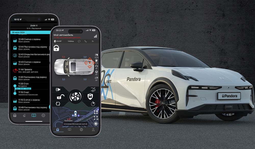 Pandora на электромобили Автозапуск и управление климат контролем