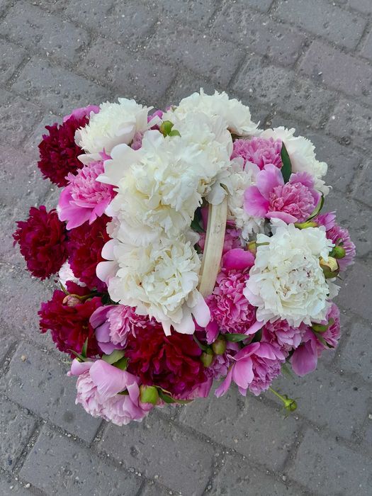 Букет из  пионов