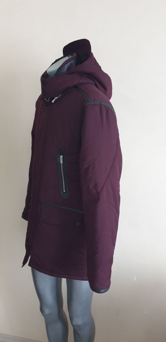 The KOOPLES Paris Wool Leather Parka / L ОРИГИНАЛ! Мъжко Зимно Яке!