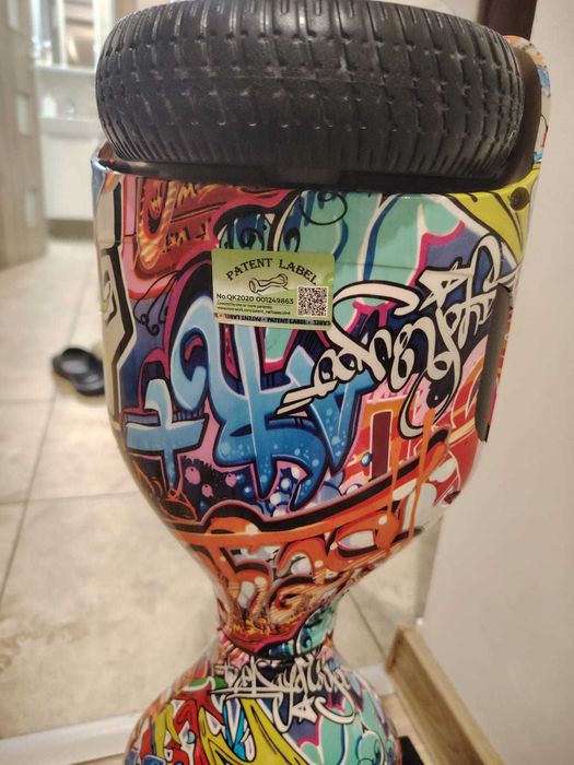 Hoverboard MYRIA Sky Rider MY7037YG, 6.5 inch, graffiti