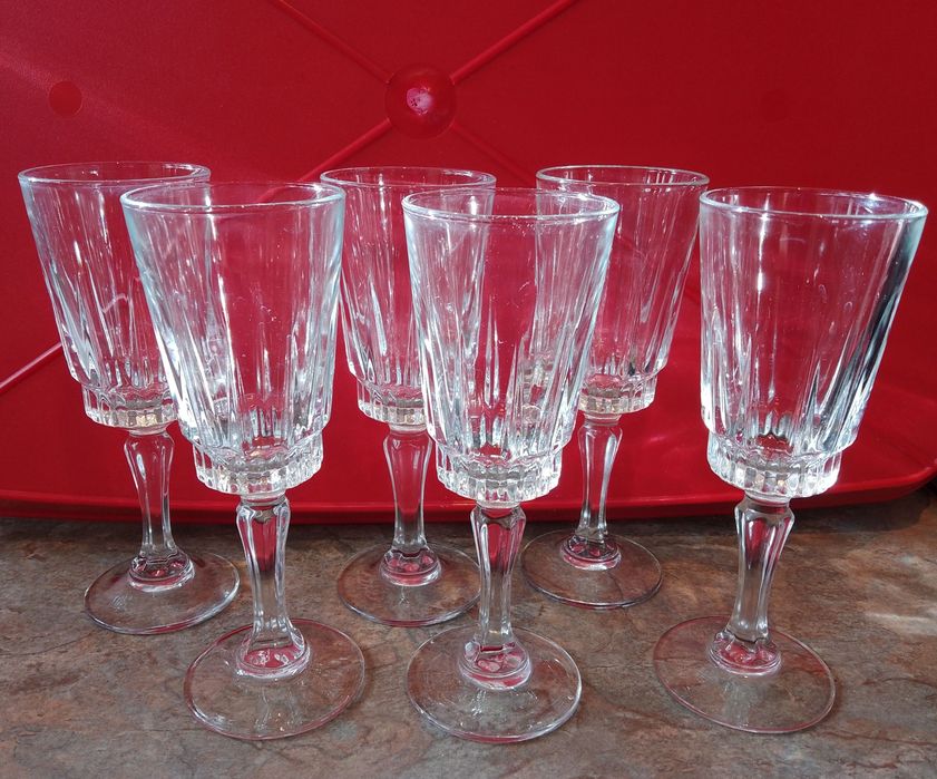 6 кристални чаши за ракия