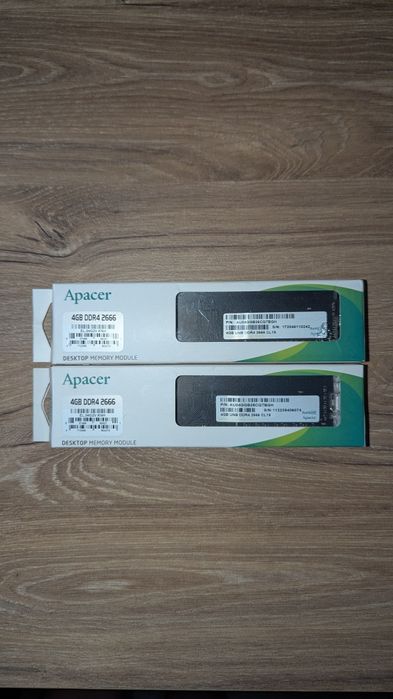 Оперативная память ОЗУ две по 4 Гб 2666