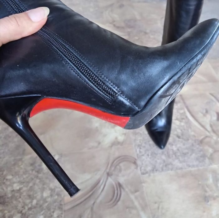 Кожанные сапоги ИТАЛИЯ