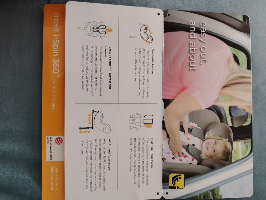 Scaun copil Jolie I-spin 360