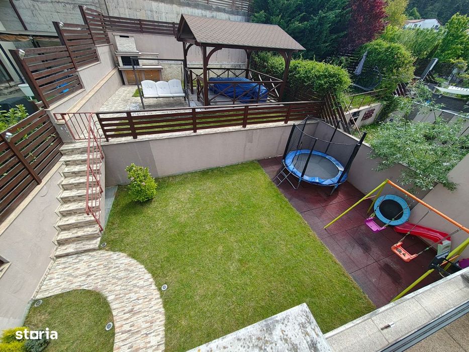 Duplex Narciselor, panoramă, teren 365mp, Birou exterior - Foișor 16mp