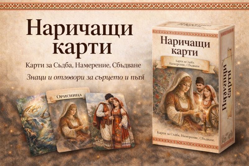 Наричащи карти за съдба, намерение, сбъдване.