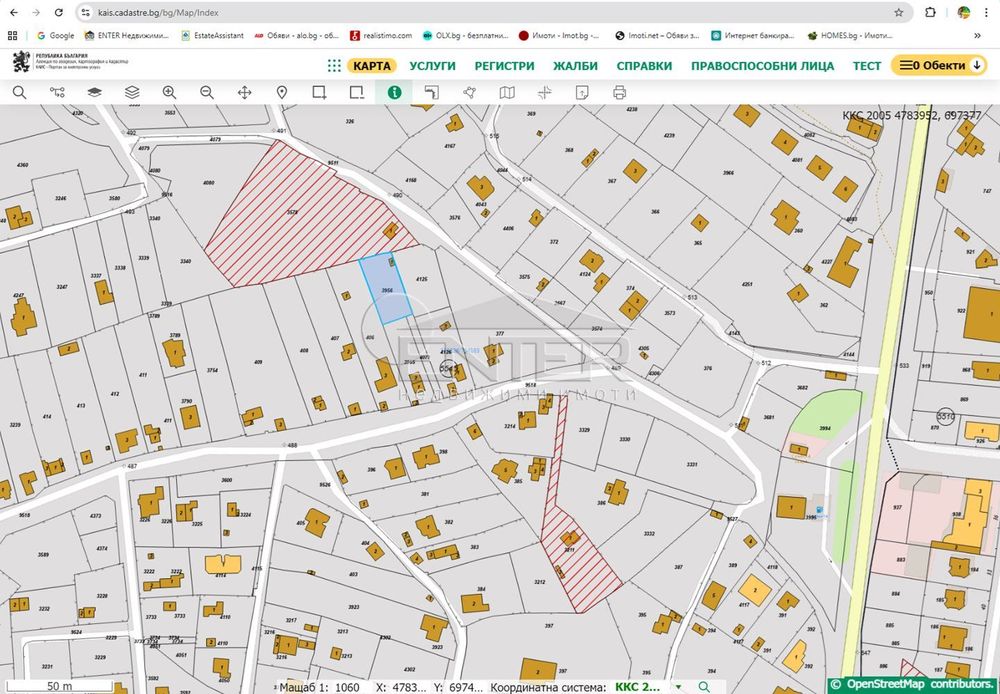Парцел в Варна-м-т Зеленика площ 646 цена 72000