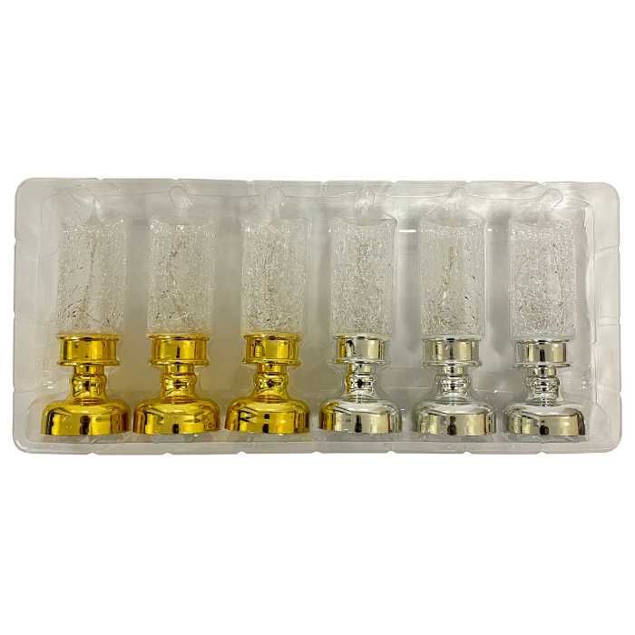 Комплект от 5 броя Коледни Декоративни LED Свещи ,многоцветни светлини