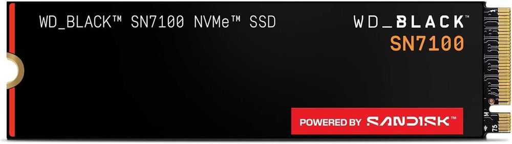 SSD WD Black SN7100 4TB PCI Express 5.0x4 M.2 2280,sigilat