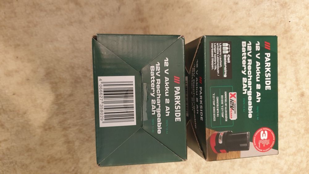 Acumulator/Acumulatori 12v parkside/ 2Ah