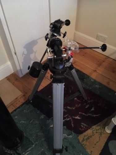 Телескоп Meade 114-930, силен, монтировка EQ екваториална, може+ мотор