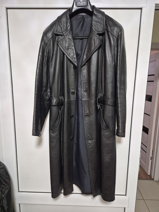 Кожаный плащ времён СССР