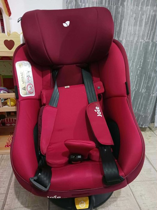 Scaun auto JOIE Spin 360 Merlot C1416AFMER, Isofix, 0-18 kg, rosu