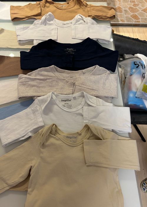 12 бр бодита с дълъг ръкав Lupilu 86-92 см