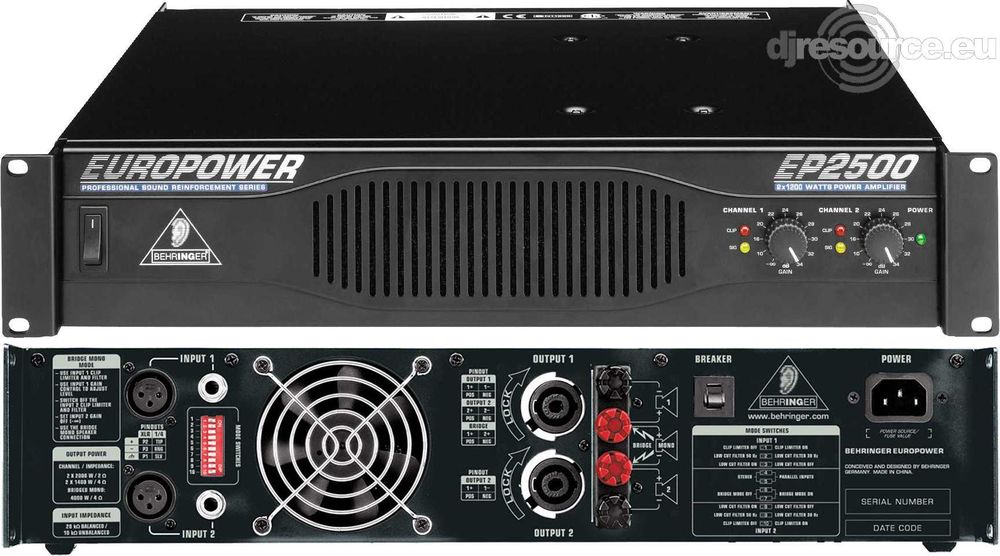 Усилитель  Behringer EP-2500 ( Europower )
