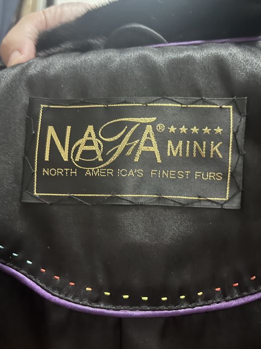 Nafa mink шуба классная норковая размер (42-46)