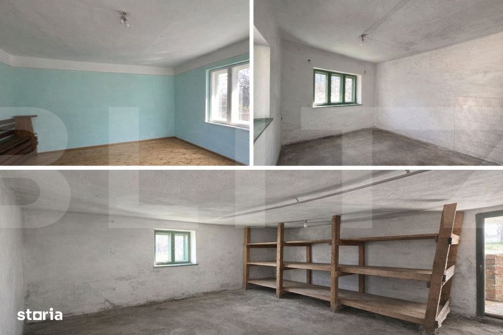 Casa renovabila de vanzare cu teren de 1300mp