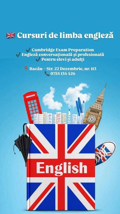 Engleza pentru performanță și încredere!