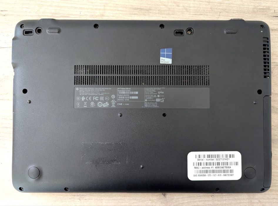Laptop HP ProBook 650 G2 – i5-6200U/8 GB/120 GB SSD - stare bună