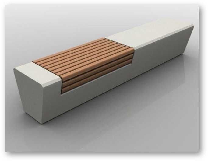 Skameyka, urna va latok / Скамейка, урна ва лoток