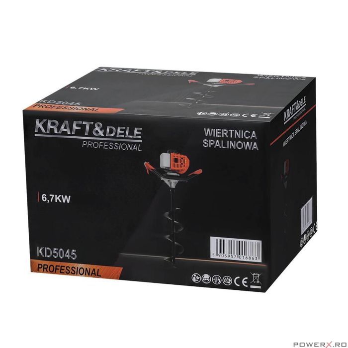 Motoburghiu pe benzina 6,7 kW, 2 timpi, motor complet, nu include