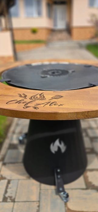 Grătar personalizat rotund