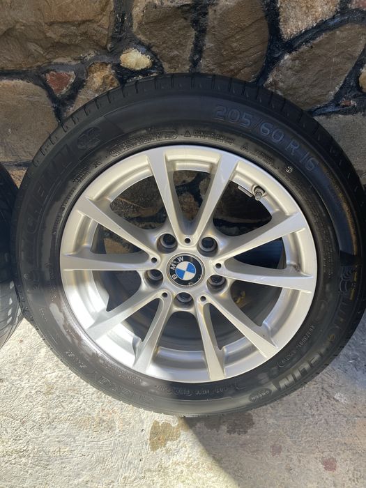 Jante aliaj bmw 5x120, anvelope 205/60/R16 seria 1 2 3 E46 E90 F20 F30