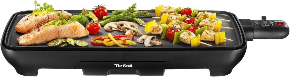 Електрическа скара Tefal CB501812, 2000W, алуминиева плоча с незалепващо покритие