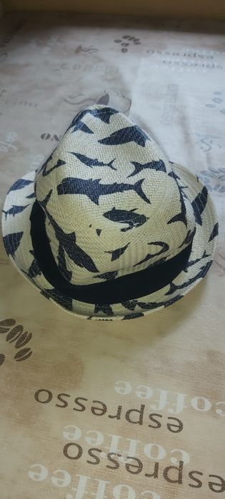Palarie vara paie plaja pentru baieti H&M 134-140, 7-8 ani