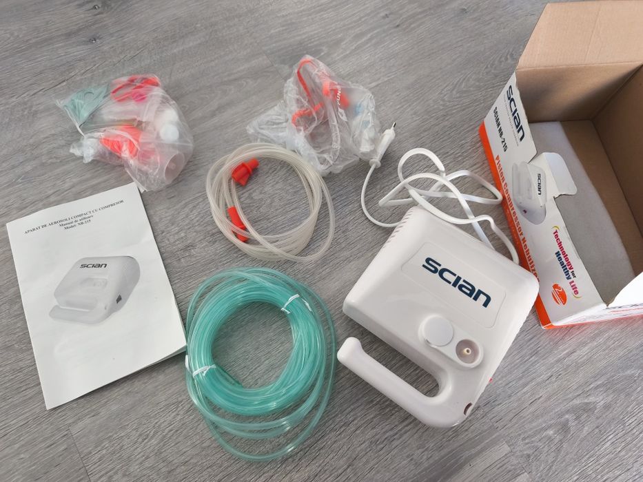 Aparat aerosoli / nebulizator Scian NB-215 – foarte puțin folosit