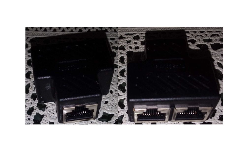 Ethernet адаптер-удлиннитель с доп/питанием.