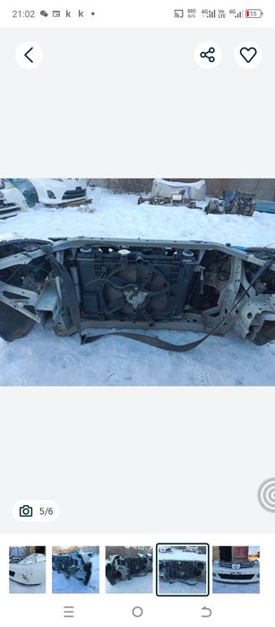 Nissan Tiida ноускат миниморда