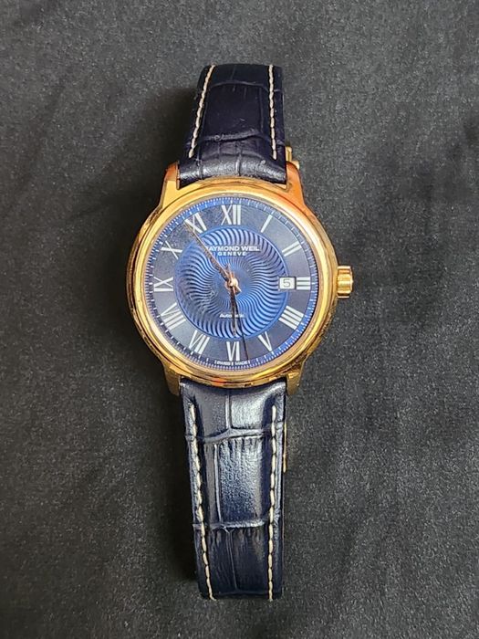 Ceas raymond weil 2237 v30486 automatic suflat cu aur