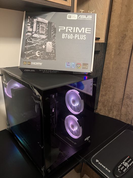 Геймърски компютър i5-13400F / 32GB / B580 12GB + 24” монитор